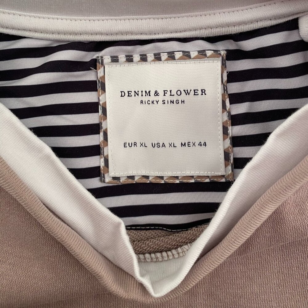 Denim & Flower Ricky Singh Men's Crew Neck Light Sweatshirt - Picture 6 of 10